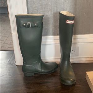 Hunter original tall rain boots